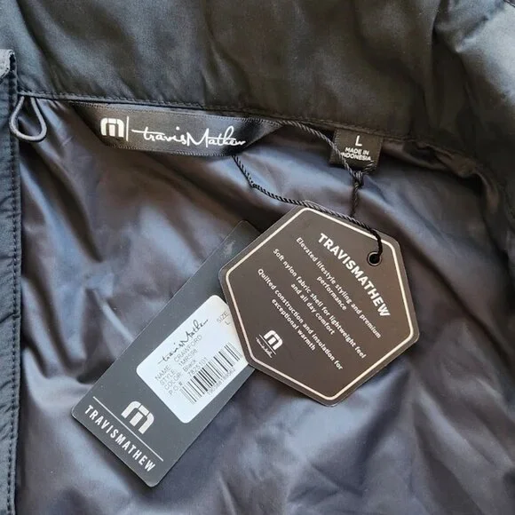 Travis Mathew Men's Crawford Puffer Vest Size Large - Picture 4 of 4